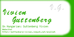 vivien guttenberg business card